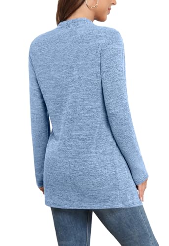 Image of Yincro Womens Lightweight Cardigan Long Sleeve Open Front Casual Sweater Cardigans with Pockets