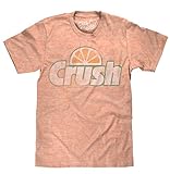 Tee Luv Orange Crush Big and Tall T-Shirt - Crush Soda Logo Graphic Tee Shirt (Orange Snow Heather)...