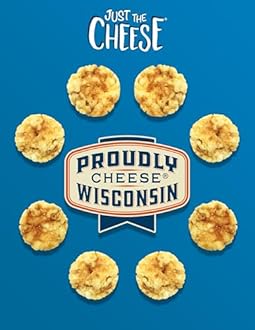 Just the Cheese Minis – Grilled Cheese Crisps, 10 oz Jar, Delicious Low-Carb Lifestyle Protein Chips, High-Protein, Gluten-Free Crisps, Keto-Friendly, Zero Sugar, Perfect Snack for Adults