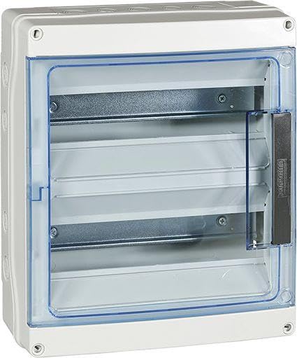 Eur'Ohm - Coffret de distribution étanche IP65-2 rangées x 12 modules - Entrées directes