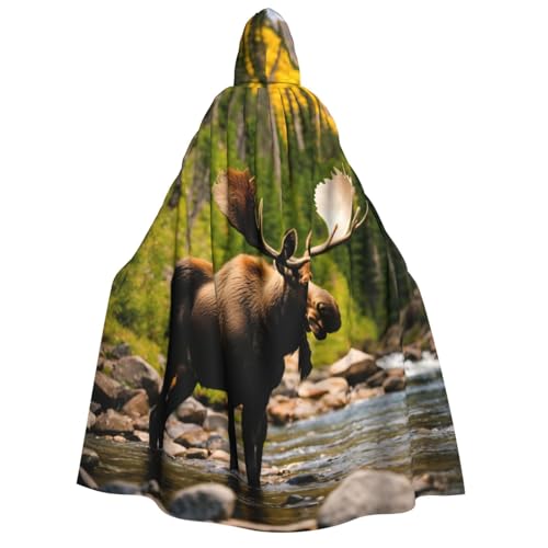 Cape médiévale ours et élan pour votre prochaine soirée cosplay d'Halloween