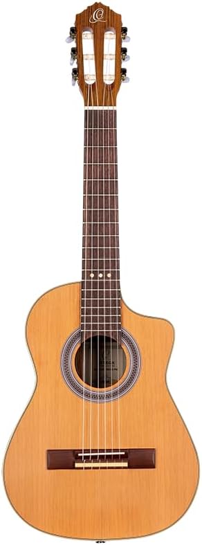 Miniatura 2 de Requinto Series Pro - Guitarra acústica eléctrica de nailon con bolsa