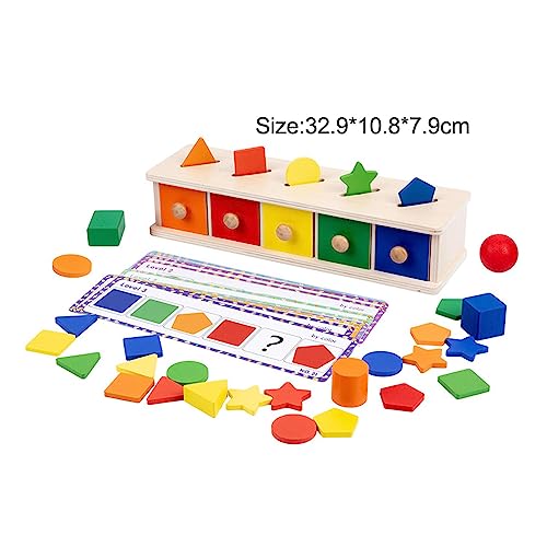 Jouets pour enfants de 1 à 3 ans boîte de permanence objet Montessori