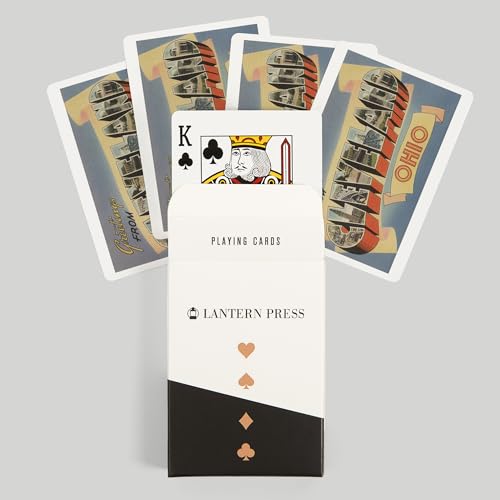 Lantern Press naipes Poker Greetings Cleveland miniatura 6