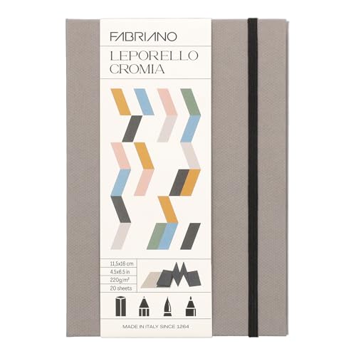 Carnet de notes Leporello Cromia Fabriano pour croquis de voyage et dessin nomade