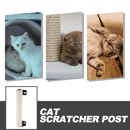 Rascador de Pared para Gatos con Cuerda de Algodón miniatura 3