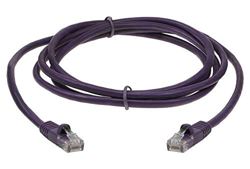 Cable de Red Ethernet Cat 5E UTP 6ft Morado miniatura 1