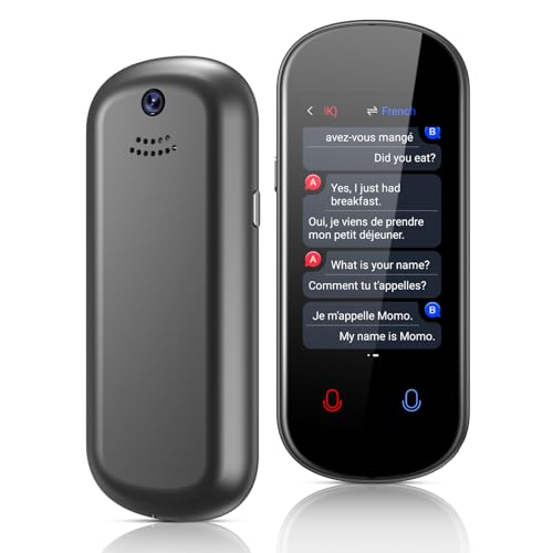 Language Translator Device, Voice Translator Device Support Offline&Recording&Photo Translation, High Accurate 150+ Languages Instant Two Way Real Time Translator for Business Learning Travel
