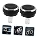 GLEAVI 1set Rotary Knobs for Manual Air Conditioning Upgrade Easy Installation Car Modification Accessories