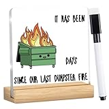 PEILINIX Dumpster Fire Desk...