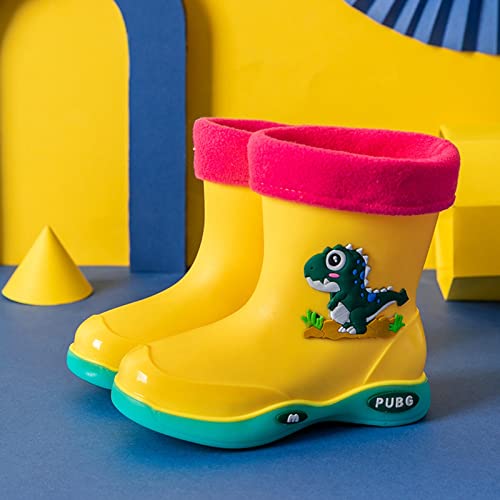 Unisex Kids Dinosaur Print Rain Boots Waterproo𝐟 Rubber Rain Shoes Toddler Boys Girls Lightweight Rain Boots For Boys2