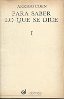 Para saber lo que se dice 9684500548 Book Cover