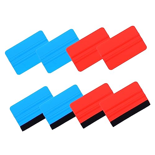Happyyami Material Non-Harmful to Hands 10cm x 7cm Double-Sided Squeegee Tool Craft Applicator Decal Applicator