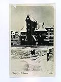 danzig aktivitäten  Danzig, Gdansk, Krantor im Winter, Eis, Schnee, Polen, AK, ungelaufen, ca. 1942