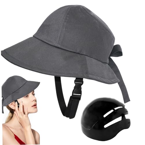 Casque soleil de vélo sûr pour femmes cherchant un chapeau de cyclisme