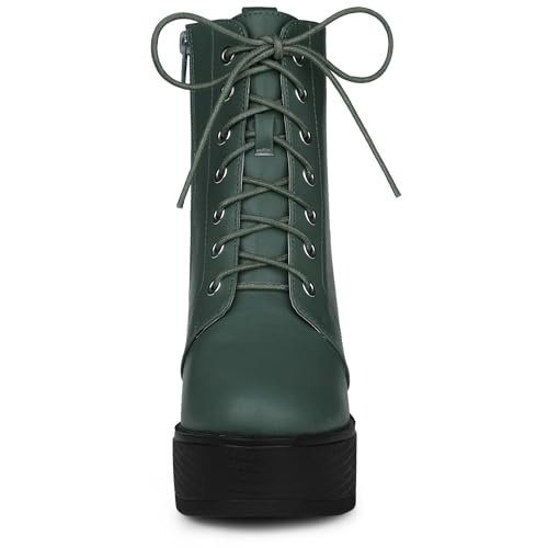 Bottines plateforme contre la fatigue du pied avec talon chunky stable - 3