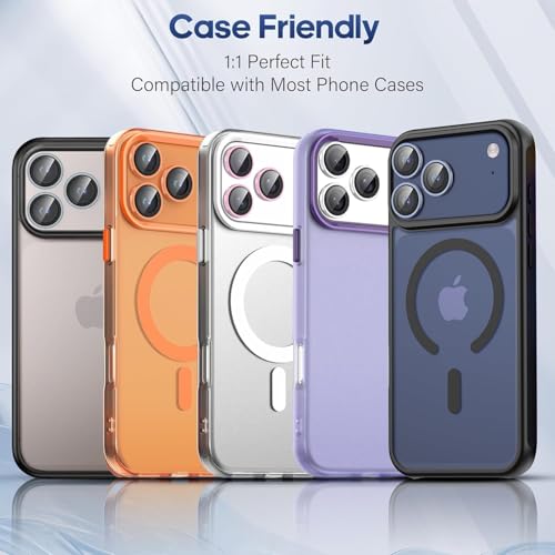 Image of for iPhone 17 Pro / 17 Pro Max Camera Lens Protector Original Individual Lens Screen Protector | 9H Hardness, Scratch-Resistant, Case Friendly (Silver)