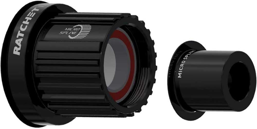 DT Swiss Ratchet LN Freehub Body - Shimano Micro Spline, Standard, Aluminum, Sealed Bearing, Kit w/ End Cap, 12 x 142/148 mm