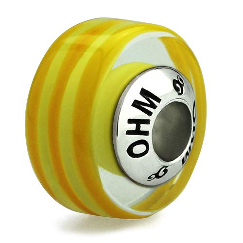 OHM Lemon Jelly Roll Glass Bead, Metal, notapplicable-image-18