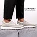 Mens Casual Slip in Loafers Boat Slip On Fashion Shoes Walking Dress Sneakers Oxfords Work Lightweight Soft Sole Beige