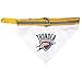 NBA BANDANA - OKC THUNDER DOG BANDANA with Reflective & Adjustable DOG COLLAR, Small