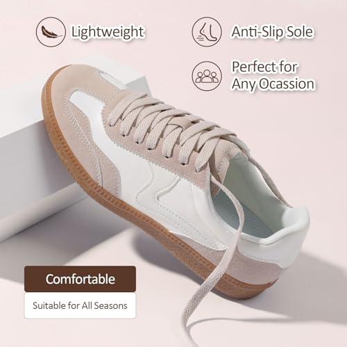AOSPHIRAYLIAN Tennis Shoes Womens Fashion Sneakers for Women Comfortable Casual Womens Tennis Shoes Slip-On & Lace-Up Trendy Women's Footwear3