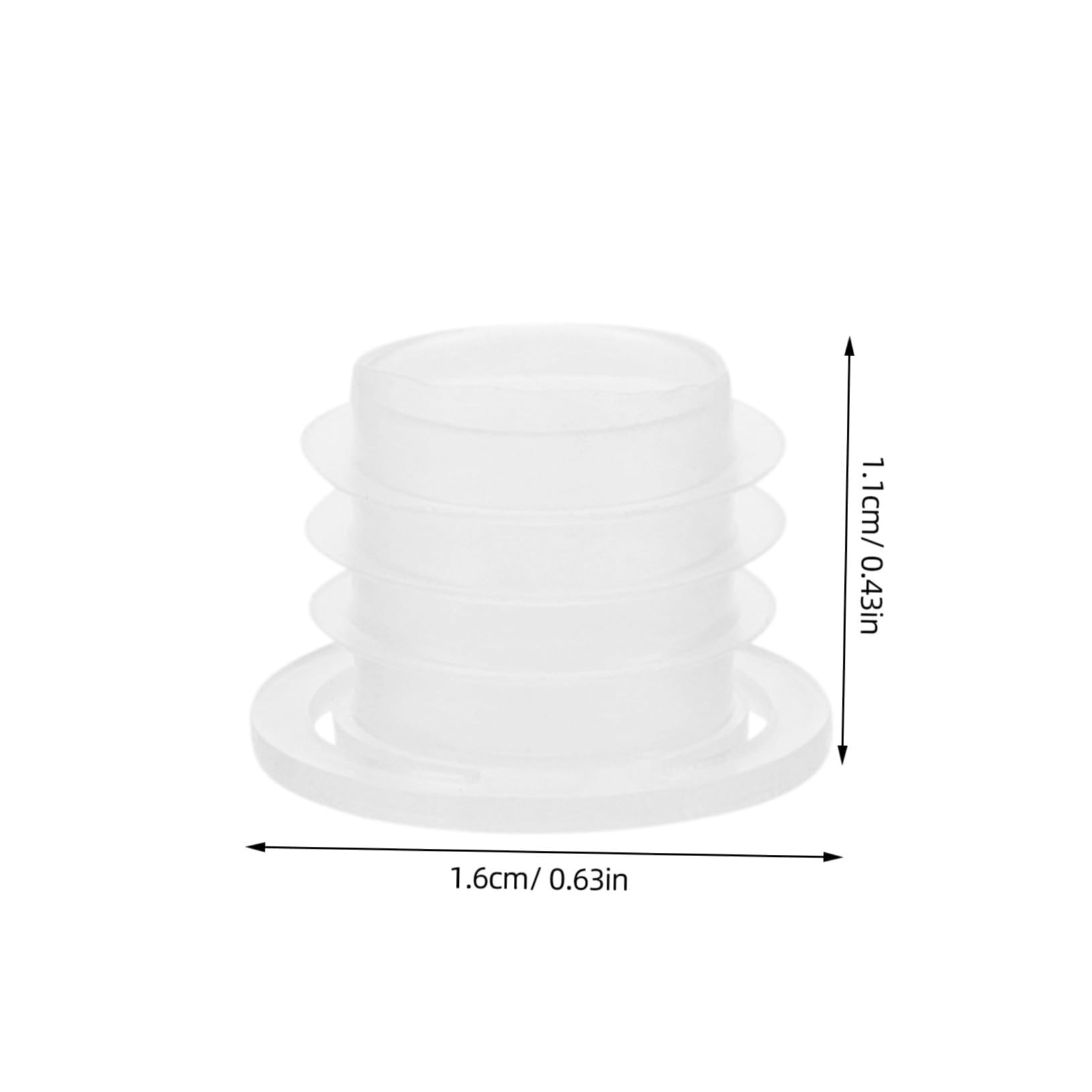 SOLUSTRE 100Pcs Plastic Bottle Caps Reusable Juice Bottle Lids Leakproof Replacement Plugs for Wide Mouth Jars for Sturdy Sealing of Wine Beer and Juice Bottles