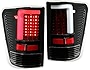 HECASA LED Tail Light Compatible with 2004-2015 Nissan Titan Signal Brake Lamp Taillight Compatible with Assembly (Clear Lens+Black Housing)