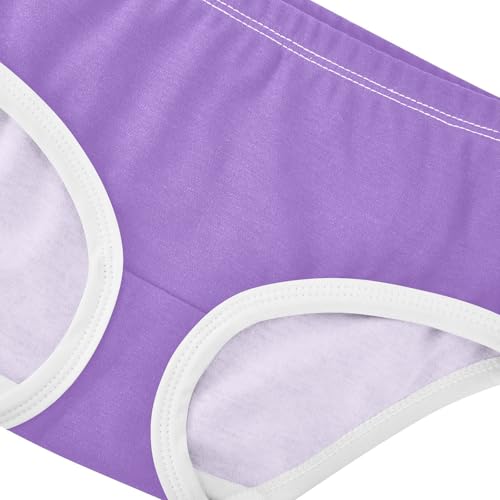 Joisal Amethyst Purple Girls Underwear Toddler 2t Cotton Little Girl Panties Bright Briefs Undies Kids4