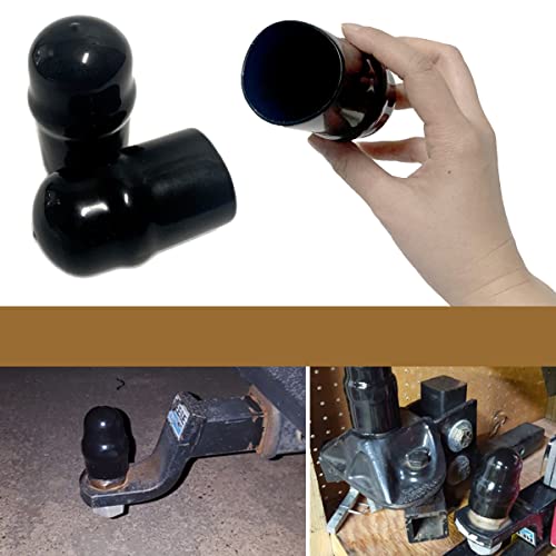 Rv Trailer Hitch Ball Cover, Waterproof Heavy Duty Towball Protect Cap For Trucks, Boat, Caravan (2-5/16“Dia), Black #TOP3