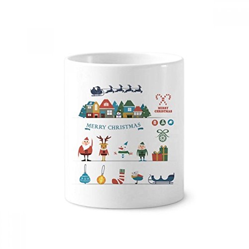 Cadeau de Noël bonhomme de neige en céramique : gobelet multifonction pour petits et grands