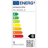 kalb Material für Möbel Lampa LED do czytania lampka do czytania, lampa flex, chromowana, srebrno-szara, przełącznik dotykowy, kolor: srebrnoszary/aluminium anodowane, rozmiar: zestaw 2 szt