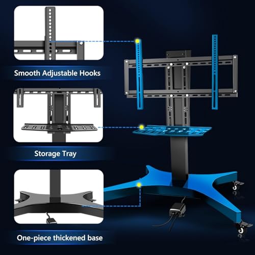 Elevador eléctrico telescópico para TV, soporte móvil para 32-75 pulgadas miniatura 7