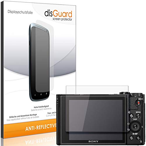 disGuardu00ae Protector de Pantalla [Anti-Reflex] compatibile con Sony Cybershot DSC-HX99 [2 Piezas] Antirreflectante, Mate, Antirreflejante, Anti-Arañazos, Anti-Huella Dactilar - Película Protectora