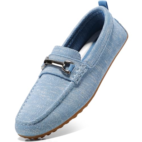 Image of Bacia Knit Womens Loafers Comfortable Flat Dress Shoes for Office Work