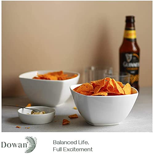 DOWAN Ciotole per Cereali Porcellana,Set di 6