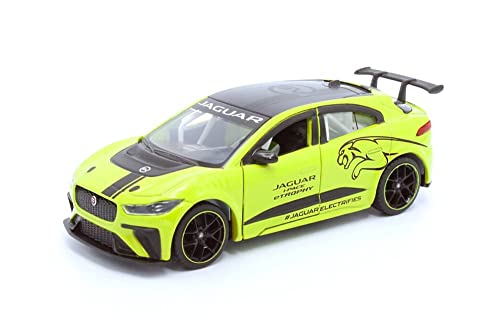 Jaguar I-Pace eTrophy 1:36 modelo diecast verde