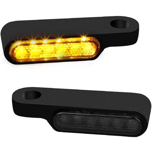 Freno luces trasero luz intermitente ámbar de 12V para solucionar la baja visibilidad en moto