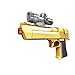 OYJD Pistola de juguete con pistola de dardos de espuma Golden Desert Eagle Toy para niños