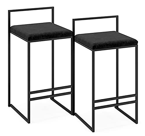Tabourets de bar avec dossier ergonomique DASHADAO contre le mal de dos