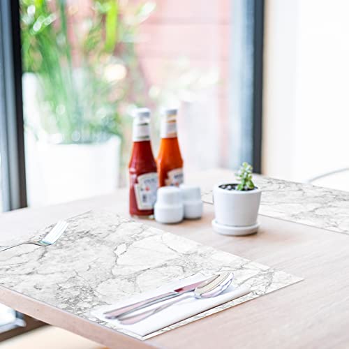 100 Pack 11 X 17 In Paper Placemats Disposable Marble Placemats For Dining Table Wedding Placemats Disposable Placemat For Table Mats For Kitchen Dinner Party #TOP5