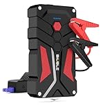 BIUBLE Jump Starter 5000A Car Battery Booster Jump Starter 12V Portable Power Pack (up to 9.0L Gas or 8.5L Diesel Engine), Car Starter Power Bank with LED Flashlight,Force Start