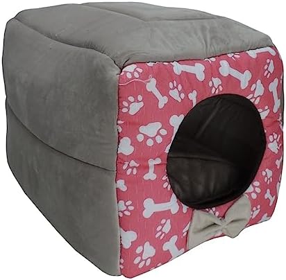 Cama Iglu e Toca Para Cachorro Luxo ROSA G