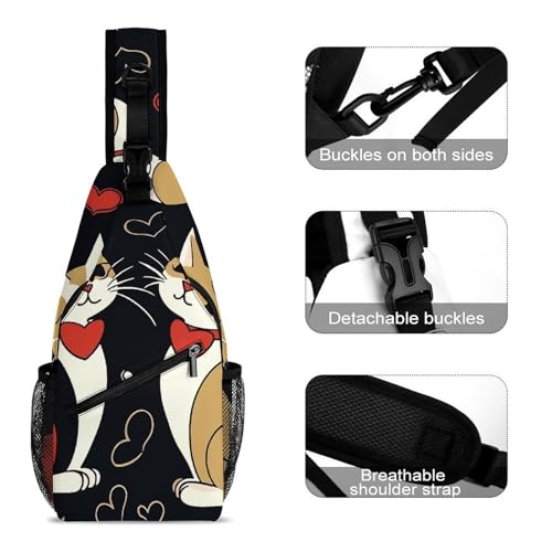 Bolso Sling Bandolera Casual para Senderismo y Viaje miniatura 3