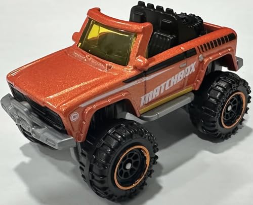 Matchbox 2025 MBX Field Car Convertible Orange miniatura 2