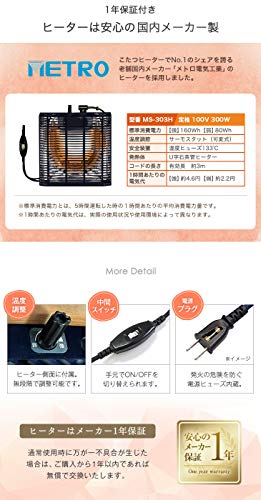 タンスのゲン こたつ 3点セット 21300160 00 の商品画像 6