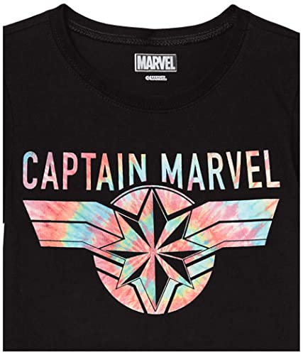 Marvel Girl's Tie Dye Captain T-Shirt2