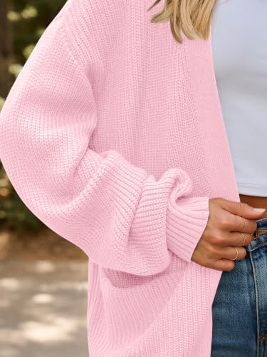 Image of LILLUSORY Oversized Cardigan Sweaters for Women 2026 Fall Fashion Outfits