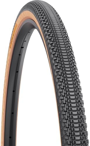 WTB Vulpine Gravel Bike Tire (700 x 36) Tubeless Folding - Light & Fast Rolling for Races (Iconic Tan Sidewall)