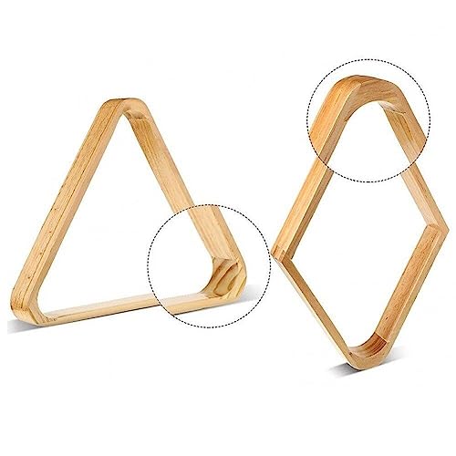 Kit triangle billard bois et losange pour remplacer vos racks usés